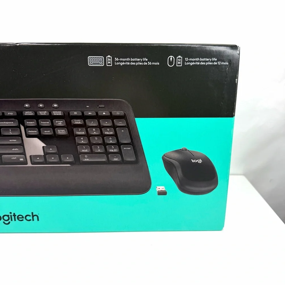 Logitech Black MK540 Advanced Combo Wireless Keyboard and Mouse Set